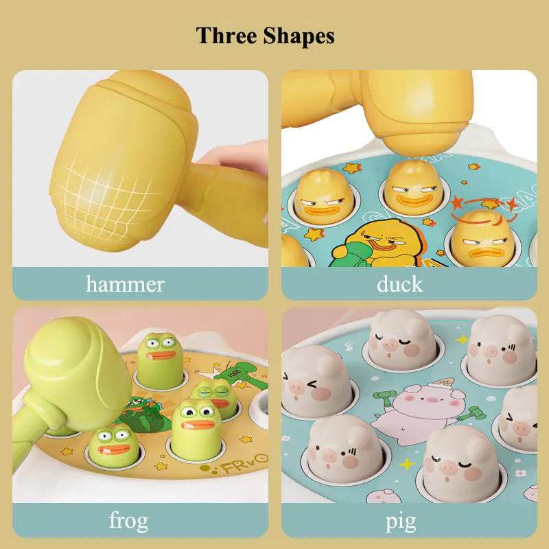 Jouet à marteler Montessori en forme d'animaux pour tout-petits - Jeu éducatif