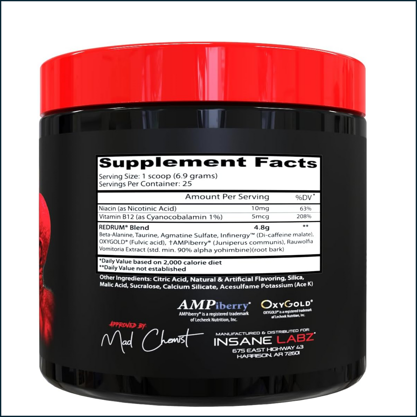 Insane Labz Redrum Pre-Workout 25 Servings