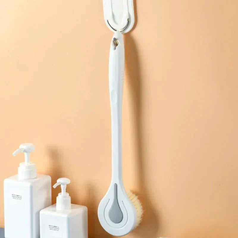 Long Handle Soft Bristle Bath Brush – Back Scrubber
