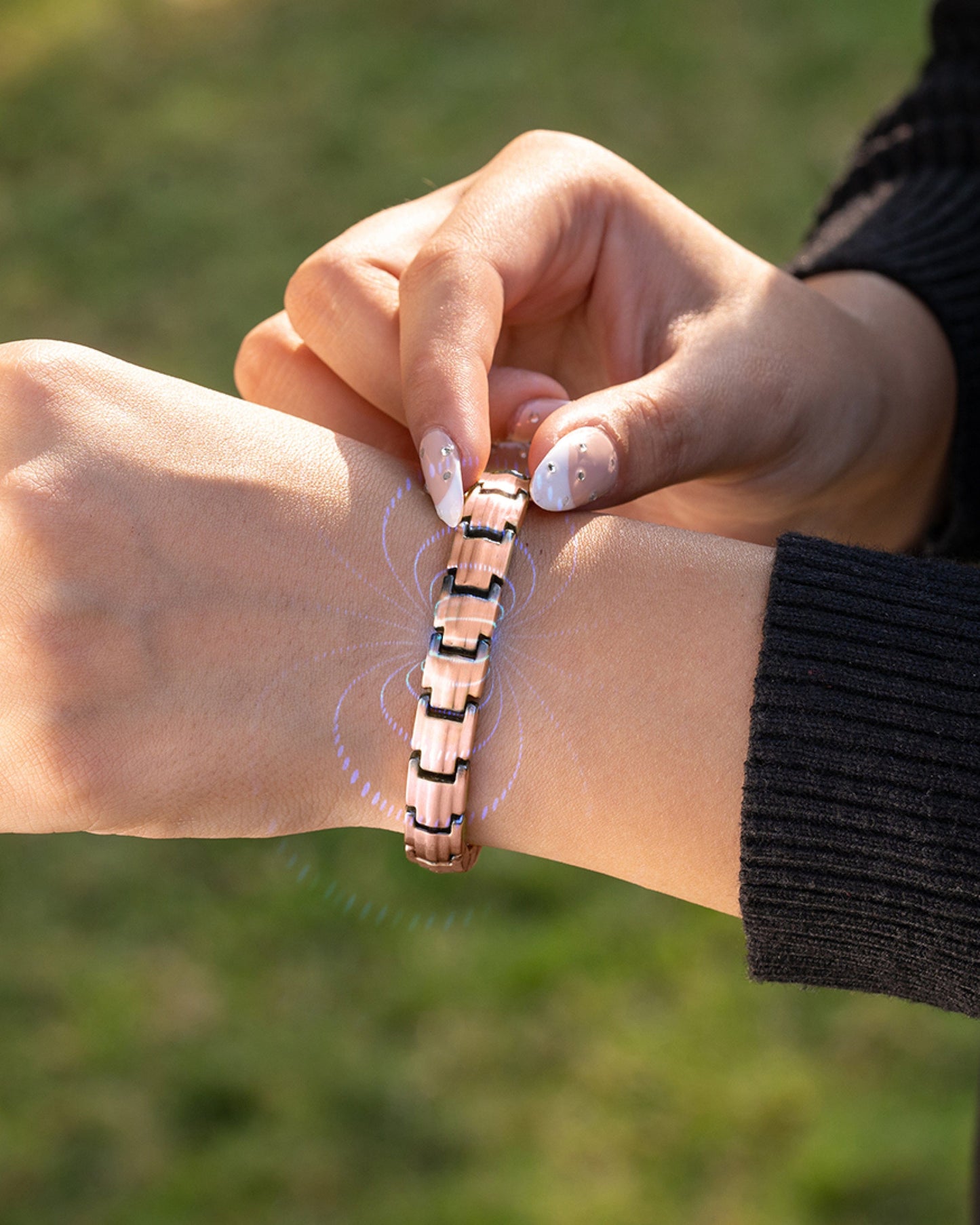 EllipseMAX Magnetic Copper Bracelet for Women