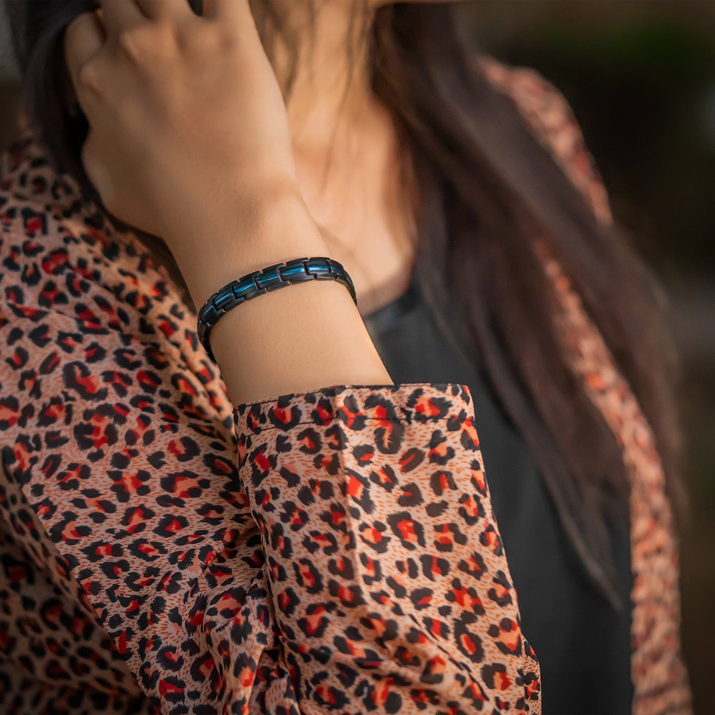 Bracelet de magnétothérapie Femme Thin Blue Line