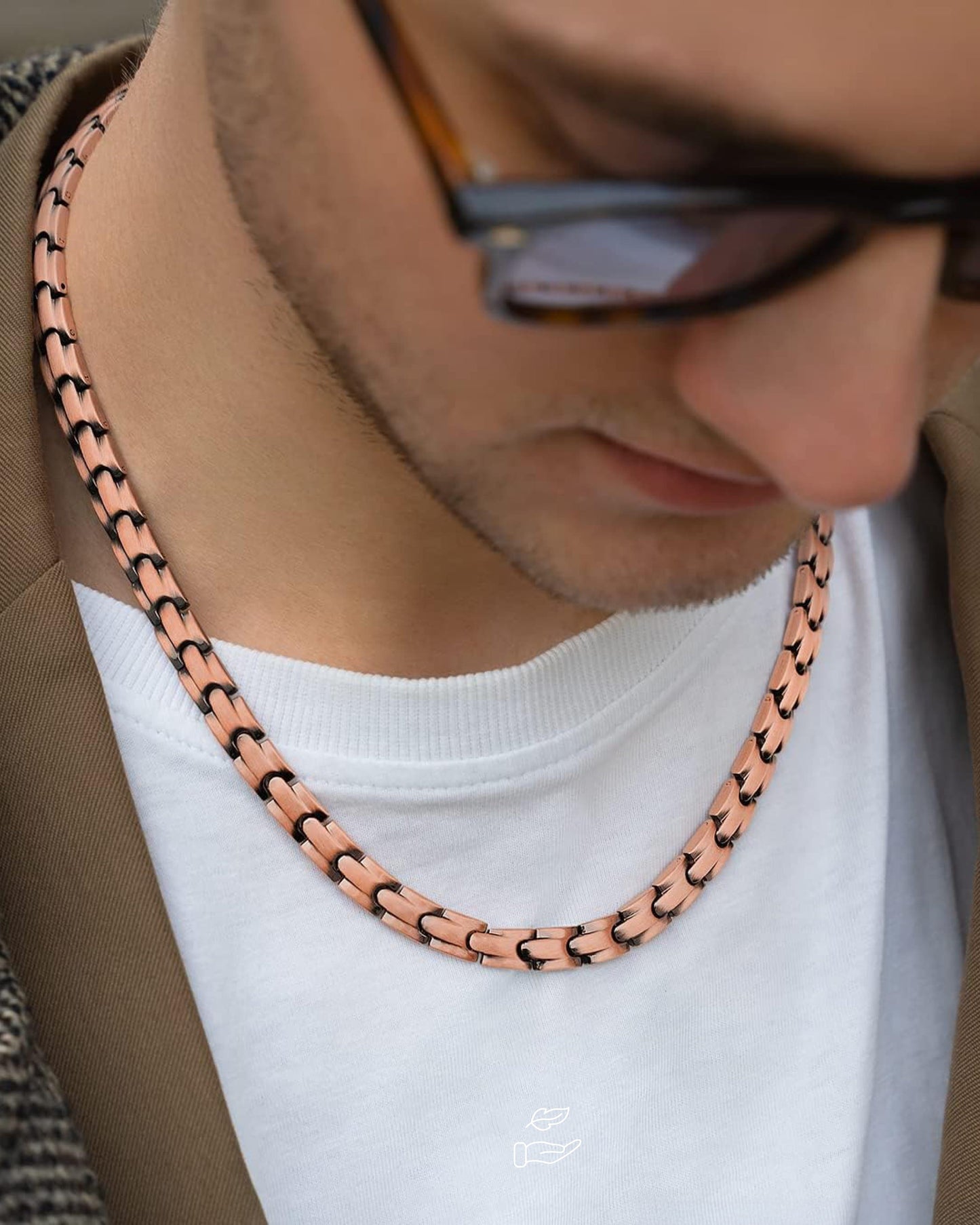 Powerful Copper Magnetic Therapy Necklace Classic Chain