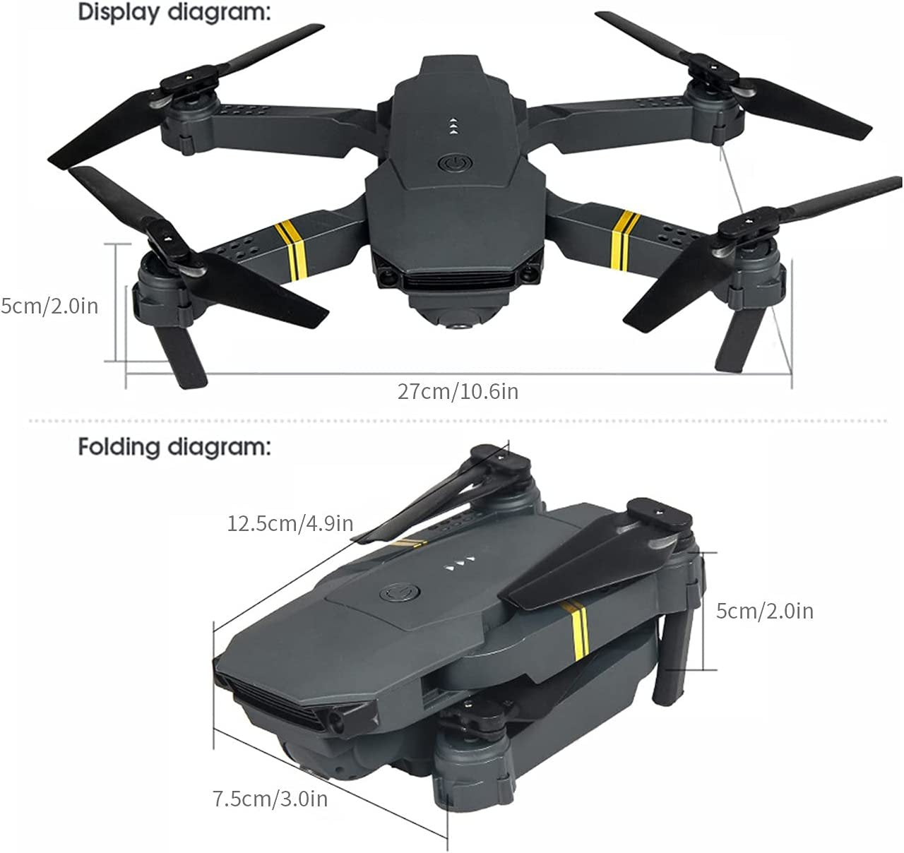 4K HD Dual Camera FPV Drone