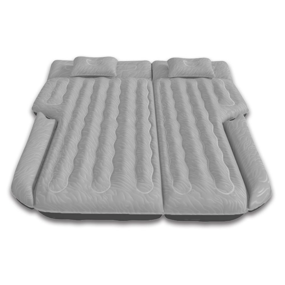 DikaSun Universal SUV Air Mattress – Upgraded Flocking, Extra-Thick Oxford Surface, with Electric Pump & 3M Charging Cable (Grey))