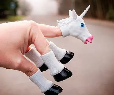 Finger Puppet Set: Unicorn and Pegasus
