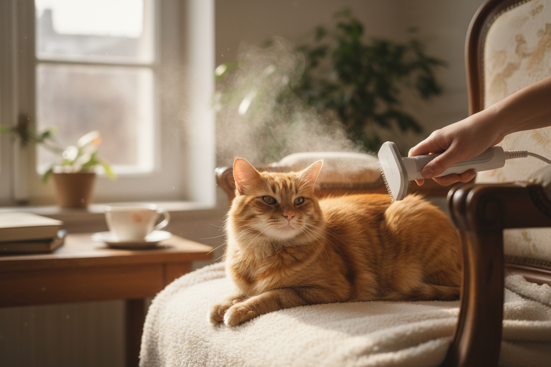 Your Pet Deserves the Best – The Steam Brush That Makes Grooming a Joy