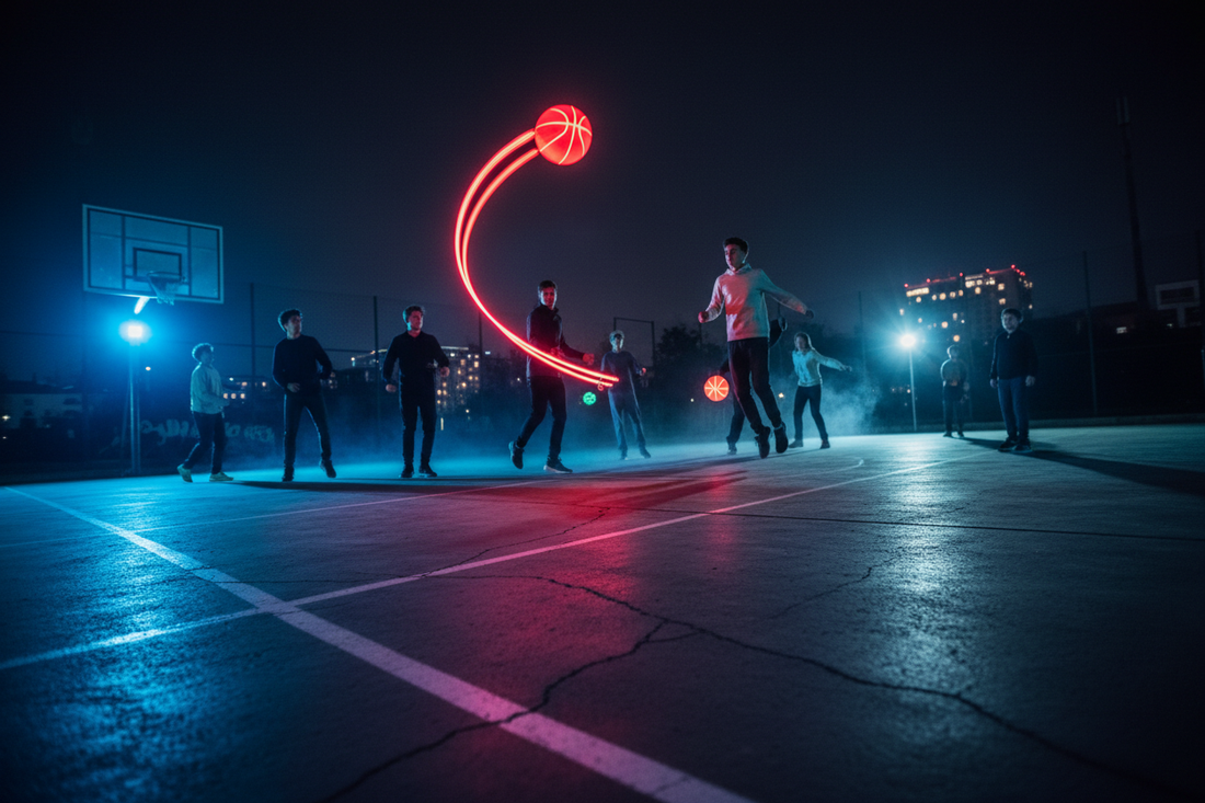 The Sports Ball That Lights Up the Night and Every Room It Enters