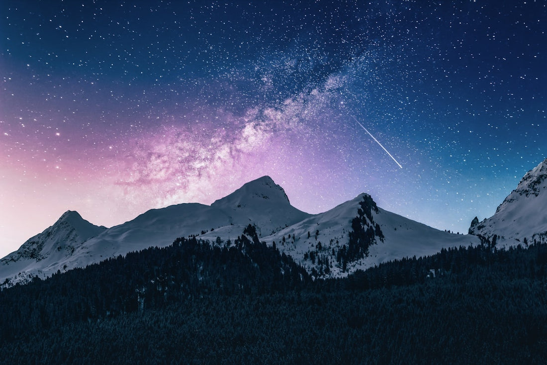 Charging phone in the wilderness at night