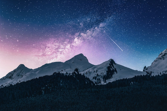 Charging phone in the wilderness at night