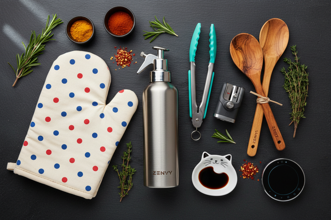 Kitchen Pro Tools Part 2: More ZENVY Kitchen Essentials You Didn't Know You Needed in 2026 — From Oil Sprayers to Knife Sharpeners