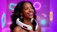 Nouvel appareil de massage électrique vibrant pour le cou et le dos, instrument de relaxation par stimulation musculaire pour les soins du cou et du dos