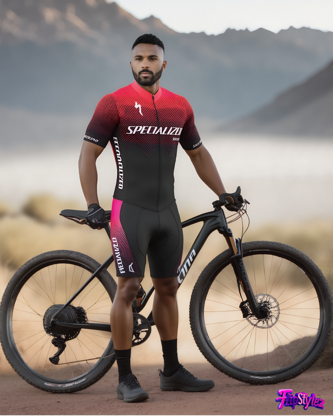 Combinaison cycliste de course unisexe spécialisée pour le VTT