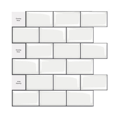 Mosaic Marble Crystal Epoxy Bathroom Wall Sticker Kitchen Wallpaper