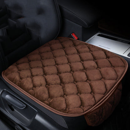 Winter Short Plush Backless Three-piece Seat Cushion