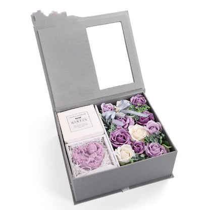 Boîte à fleurs de savon Tanabata Saint Valentin Cadeau Créatif Rose Anniversaire