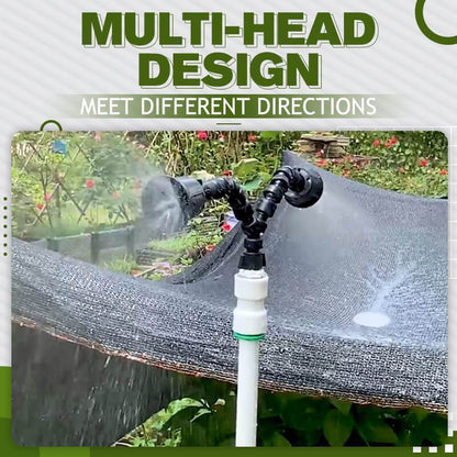 Four-eye Adjustment Nozzle Sprayer Universal Nozzle 360