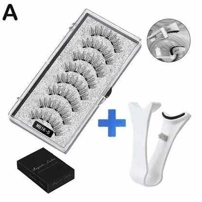 Reusable 3D Magnetic Eyelashes