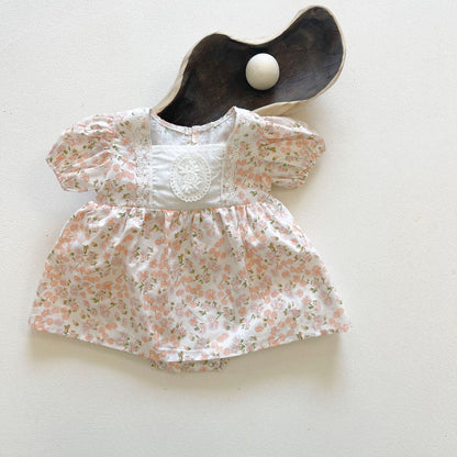 Korean Version Of Floral Princess Dress