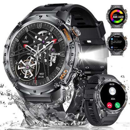 HIRREO Military Grade Smartwatch – Extreme Fitness & Outdoor Tracking