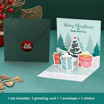 Three-dimensional Blessing Greeting Card