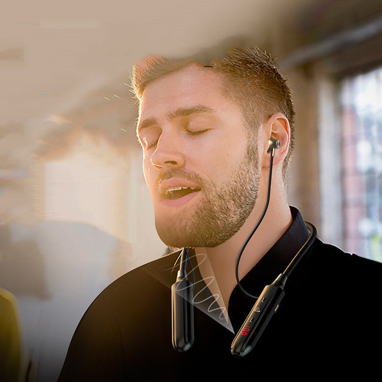 Casque Bluetooth tour de cou avec carte son sans fil