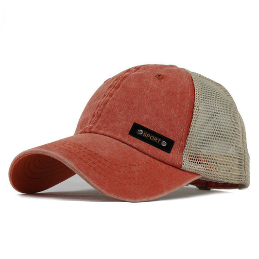 Nouvelle Casquette de Baseball en Coton Lavé pour Femme