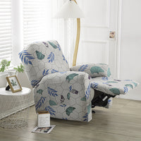 Housse de fauteuil inclinable tout compris en tissu imprimé extensible, 1 place