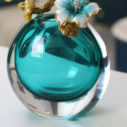 Fashion Modern Light Luxury Glass Vase