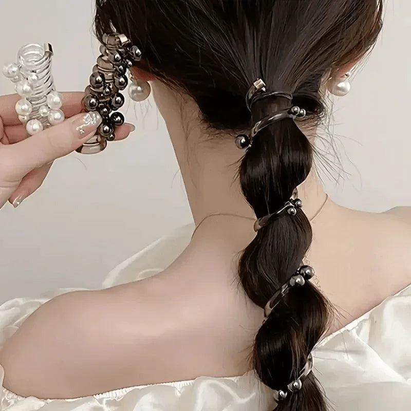 Dreamy Spiral Hair Ties – No Crease, No Breakage, Just Comfort!