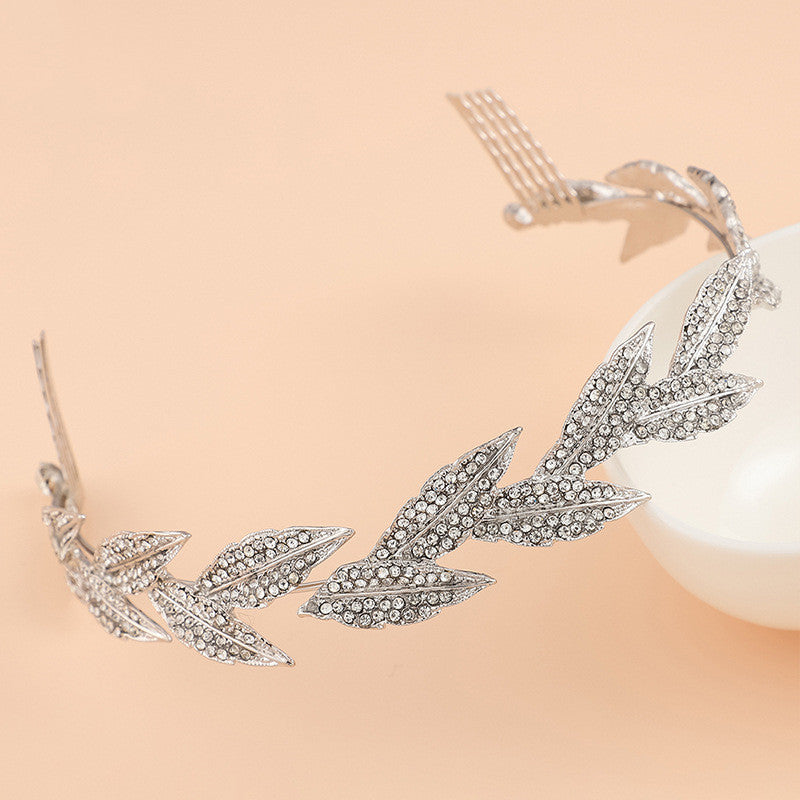 Retro Leaf Crown Jewelry