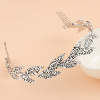 Retro Leaf Crown Jewelry