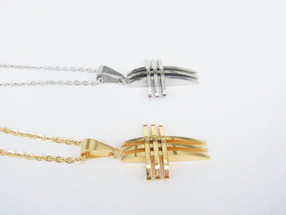 Men's Hollow Cross Punk Personality Jewelry