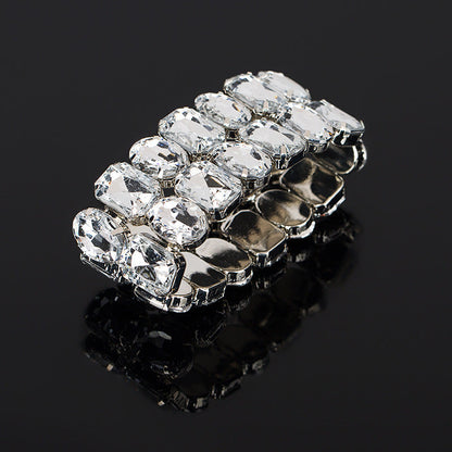 Classic Personality All-match Fashion Bracelet Luxury Big Rhinestone