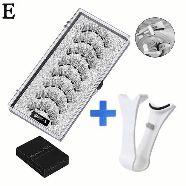 Cils magnétiques 3D réutilisables