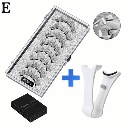 Cils magnétiques 3D réutilisables