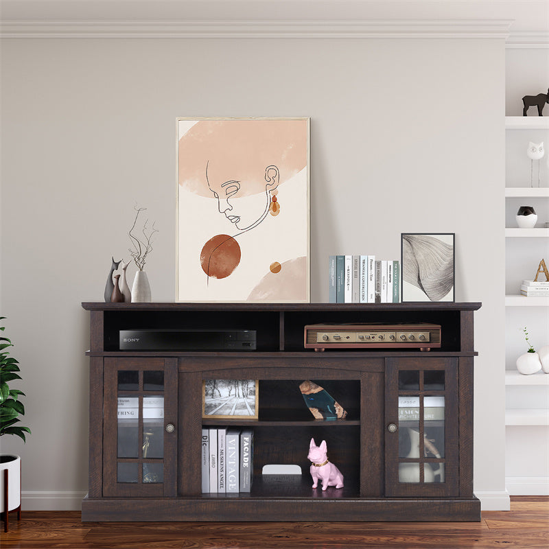 Meuble TV en bois de style vintage pour salon