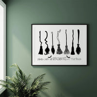 Halloween Vintage Poster Wall Art Canvas