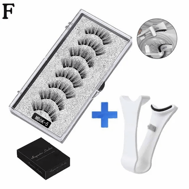 Cils magnétiques 3D réutilisables