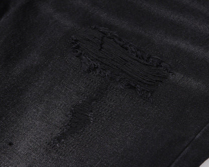 Men's Washed Old Torn Jeans