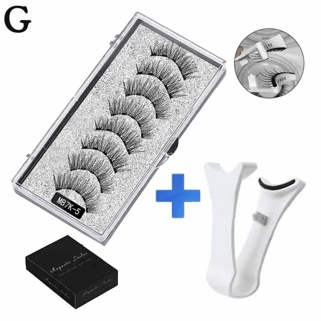 Cils magnétiques 3D réutilisables