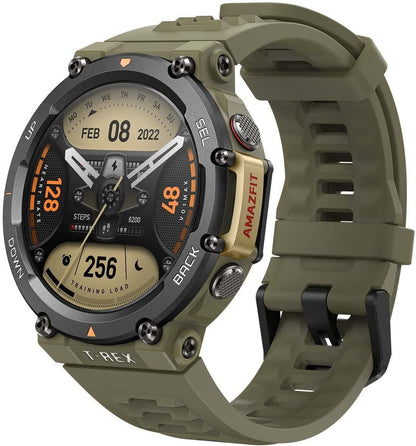 Montre intelligente Amazfit T Rex 2, importation d'itinéraire bi-bande T Rex 2, 150 modes sportifs intégrés