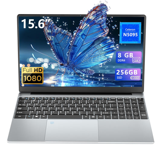 15.6" Full HD Performance Laptop – Intel N5095, 8GB RAM, 256GB SSD