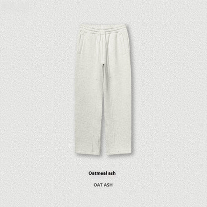 Solid Color Loose Track Pants Velvet Thickened Casual Pants