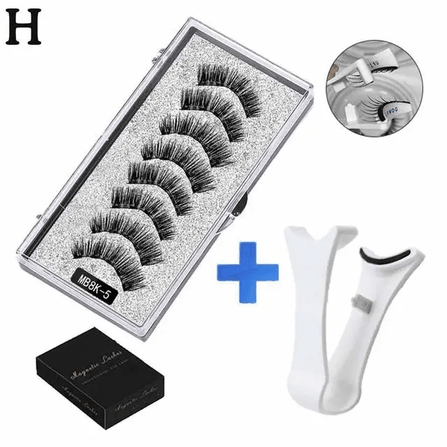 Cils magnétiques 3D réutilisables