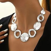 Lxalry Silver Electroplated Geometric Jewelry