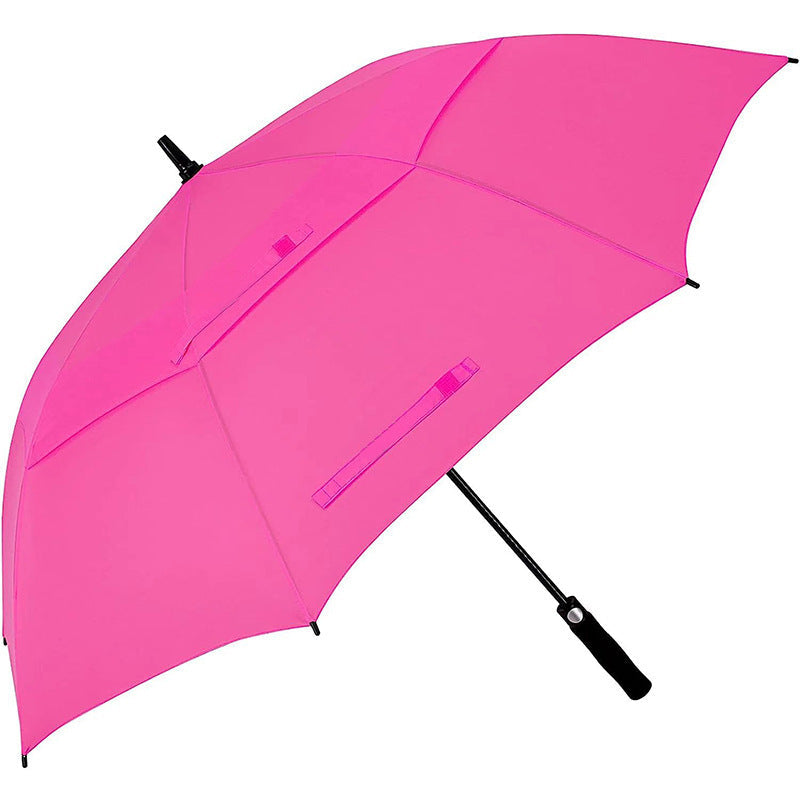 Oversized Automatic Double-layer Golf Umbrella Extra Large Long Handle Umbrella