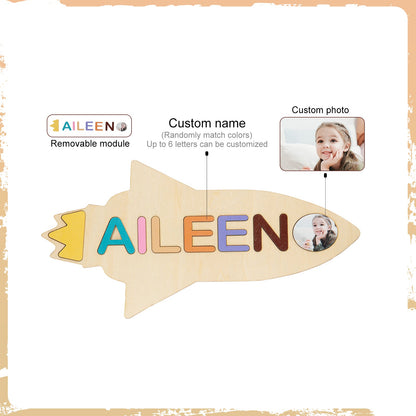 Personalized Baby Name Wooden Puzzle Toy