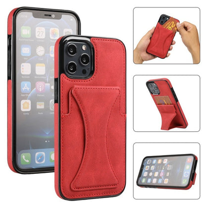 Leather Wallet Phone Case with Card Holder & Kickstand