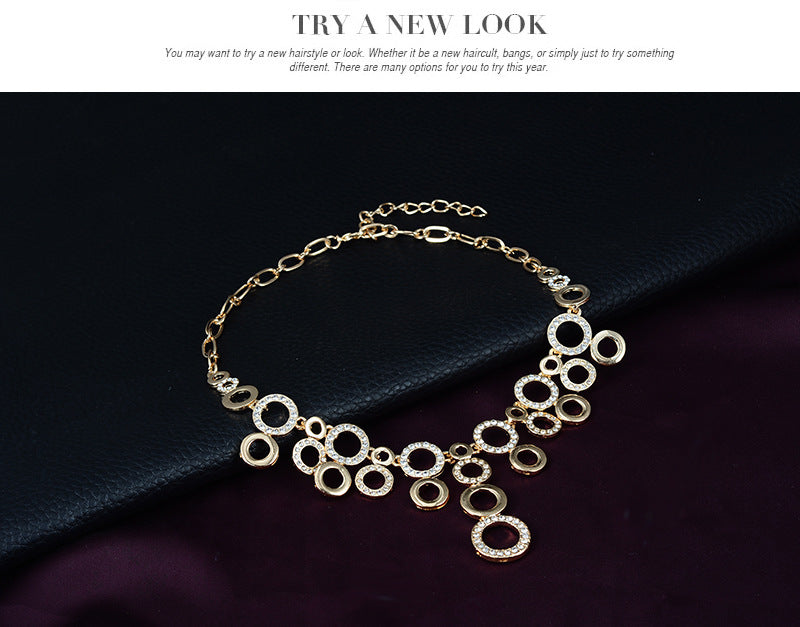 Diamond Jewelry Four-piece Alloy