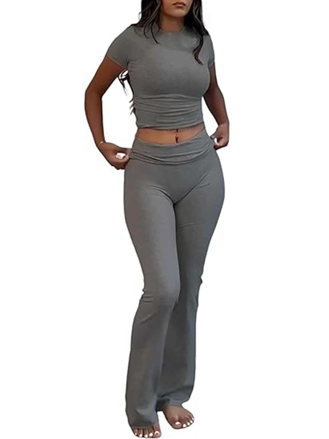 Women's Wide Leg Pants – High Waist Flowy Trousers